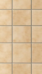 Close-up of textured ceramic tile wall, varying shades of beige and brown, terracotta, repeating
