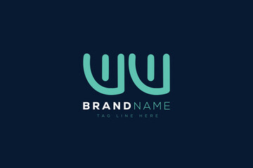 W and W logo design. WW abstract Letters Logo Monogram. This logo design is the process of creating a visual symbol that represents a brand, company, or individual.