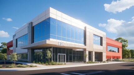 Obraz premium Clinic building 