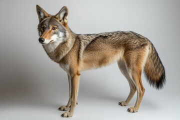 Obraz premium a coyote standing in a studio