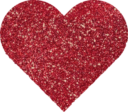 Textured torn heart love paper with glitter, retro vintage elegant shining element scrapbook Collage