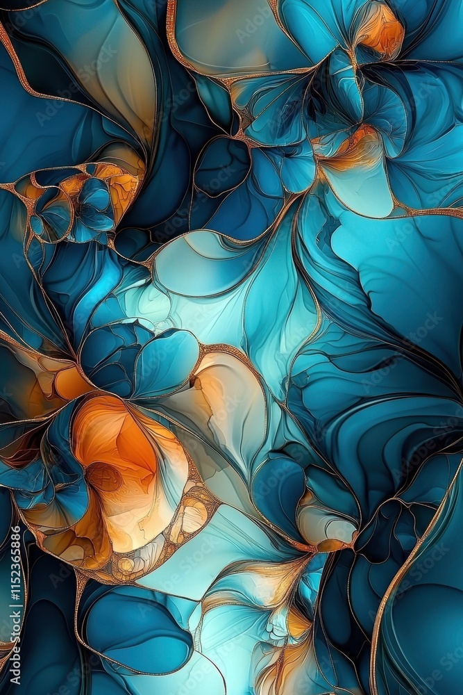Poster unique generative ai design for modern aesthetics.