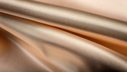 Smooth silk fabric texture, soft champagne tones with a slight shimmer.