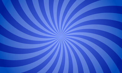 Blue Spiral Swirl Abstract Background