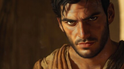 Fototapeta premium Portrait of the biblical hero Joseph