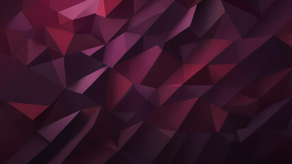 Obraz premium Crimson Low Poly Abstract Background 