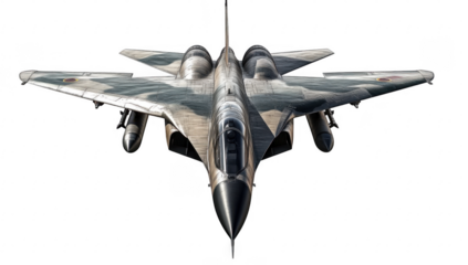 jet fighter isolated on a white transparent background
