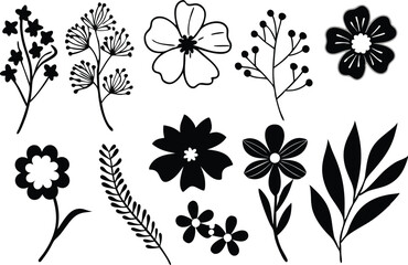 Explore Vibrant Vector Flower Illustrations
