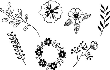 Vector Flowers Collection for Graphic Designers
