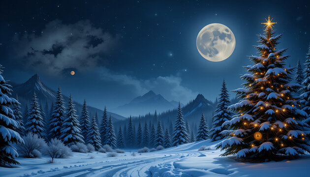 Christmas full moon 