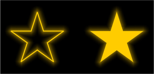 glowing sparkle star