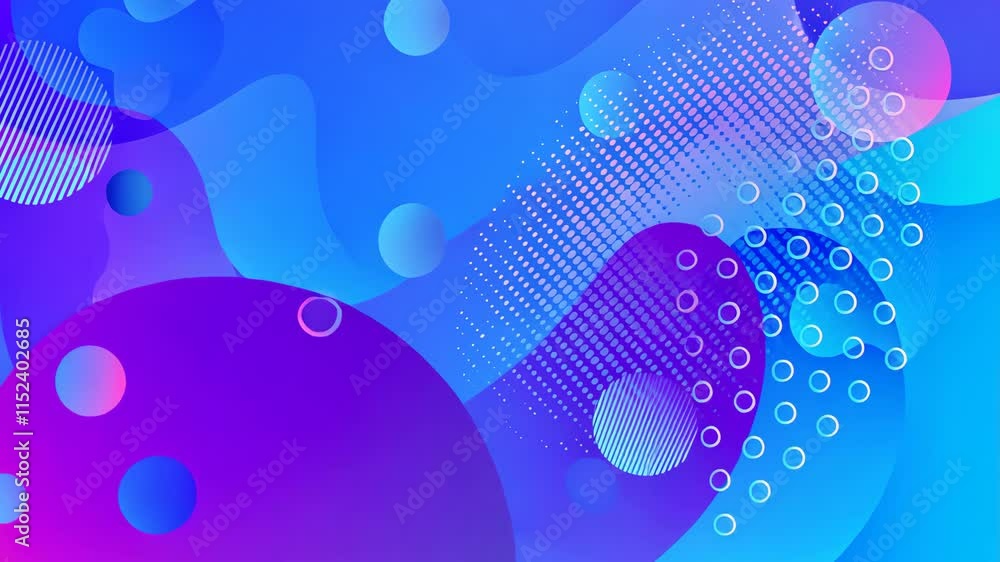 Aufkleber modern design video with liquid background for paper design. abstract blue liquid background. modern