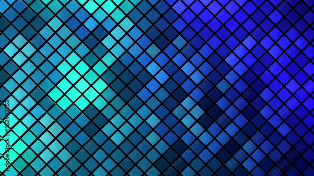 Poster Video with abstract background with modern colorful mosaic design. Colorful gradient mosaic backdrop. Modern geometric texture. Abstract digital technology design. Beautiful pattern.