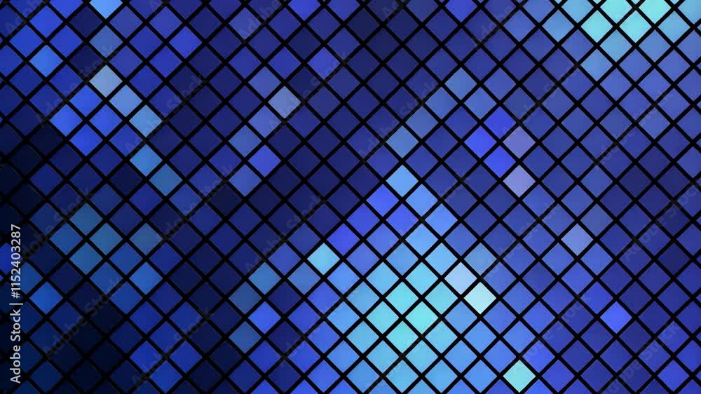 Poster Video with abstract background with modern colorful vector mosaic design. Colorful gradient mosaic backdrop. Modern geometric texture. Abstract digital technology design. Beautiful vector pattern.