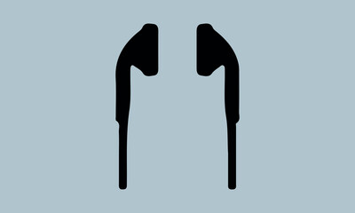 Headphone Vector Music sign stock illustration
