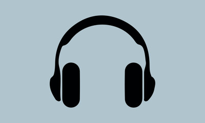 Headphone Vector Music sign stock illustration