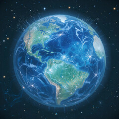 Fototapeta premium earth in space