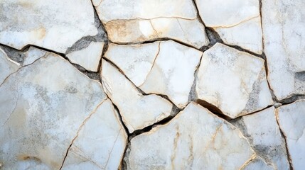 Obraz premium Close-up of cracked stone surface dramatic textured background