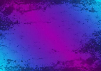 Fototapeta premium Cosmic Dreams: Vibrant Purple and Blue Nebula Watercolor 