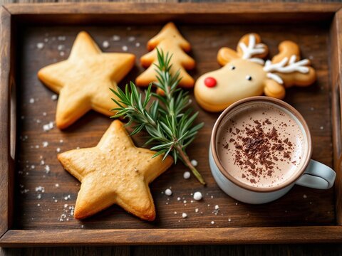 christmas gingerbread cookies - Powered by Adobe
