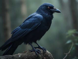 portrait of a raven