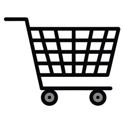 Shopping Cart Icon EPS Vector for Website and App Design