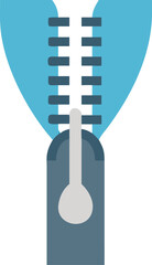 High-Resolution Zipper Close-Up, Detailed Texture, Vector EPS Image, Graphic Design Element, Fashion Illustration