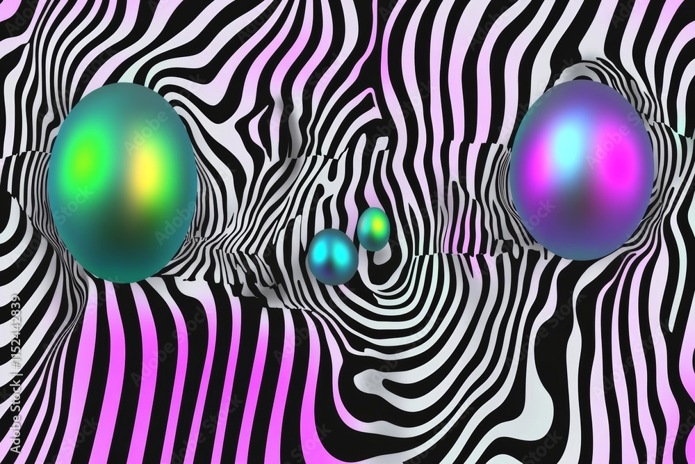 Poster background with lines