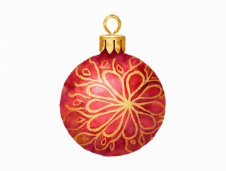 red christmas ball