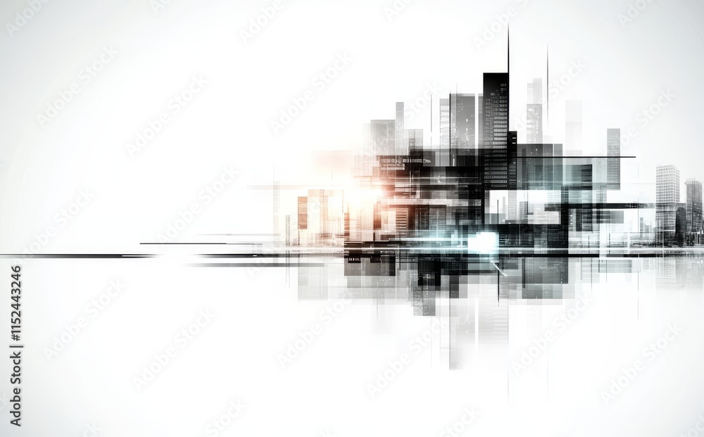 Poster an abstract modern background image with top-quality illustration.