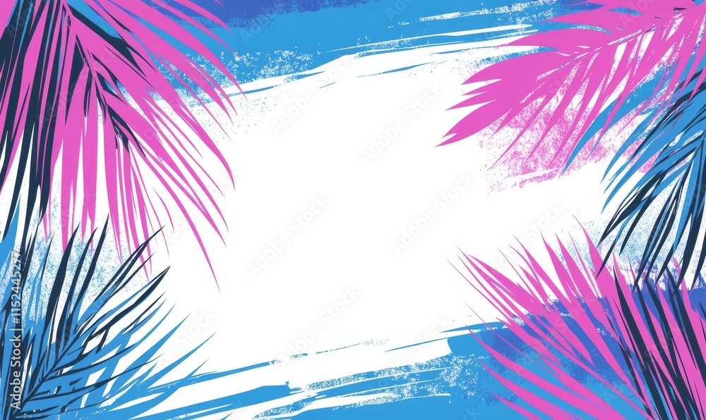 Poster a soft, colorful background adorned with a minimalist circle combination to highlight copy space. th