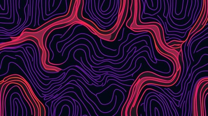 A lively digital abstract scene with moving, multi-colored waves, creating a modern and aesthetically pleasing visual experience.