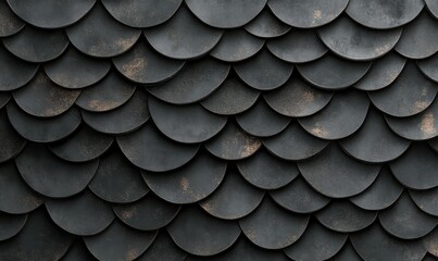 Black Stucco Pattern Background.