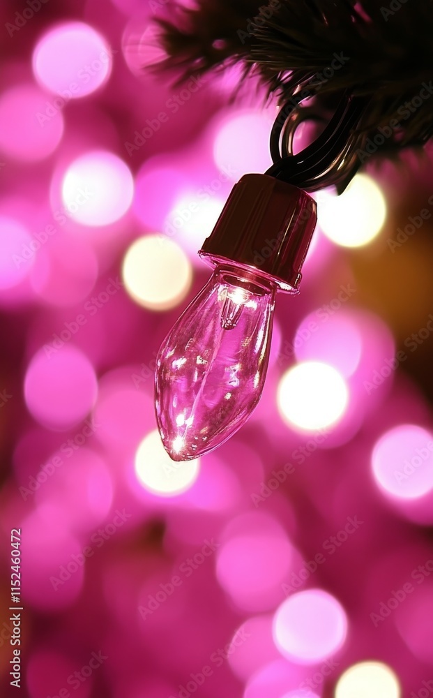 Poster beautiful magenta holiday texture and bokeh lights.holiday texture in magenta with bokeh lights.mage