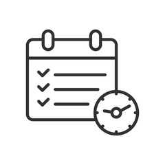 Tiny tasks, icon in line design. Tiny task, small tasks, micro-tasks, management, productivity, mini task management, quick tasks on white background vector. Tiny tasks editable stroke icon