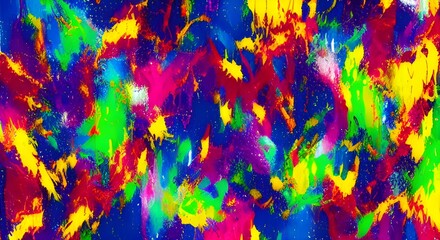 Modern, Bold Abstract Art with Vibrant Energy and Dynamic Color | 079