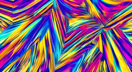 Modern, Bold Abstract Art with Vibrant Energy and Dynamic Color | 087