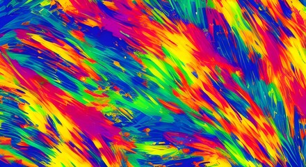 Modern, Bold Abstract Art with Vibrant Energy and Dynamic Color | 091