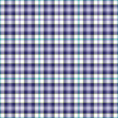 Summer Plaid Check Seamless Pattern - Cute plaid check repeating pattern design