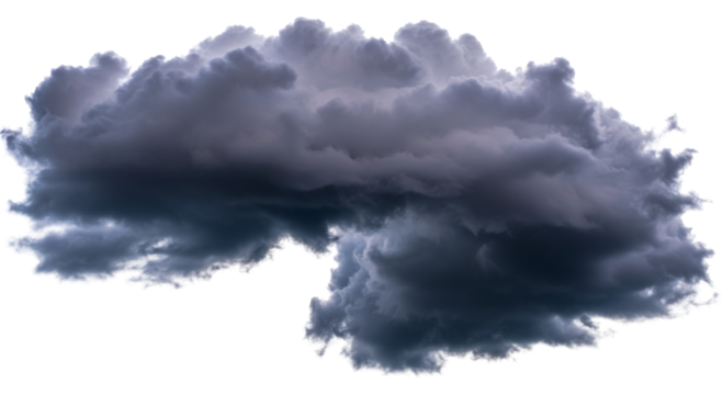 Storm clouds, clipping path, Cutout, 