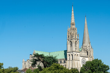 Obraz premium Kathedrale in Chartres, Frankreich