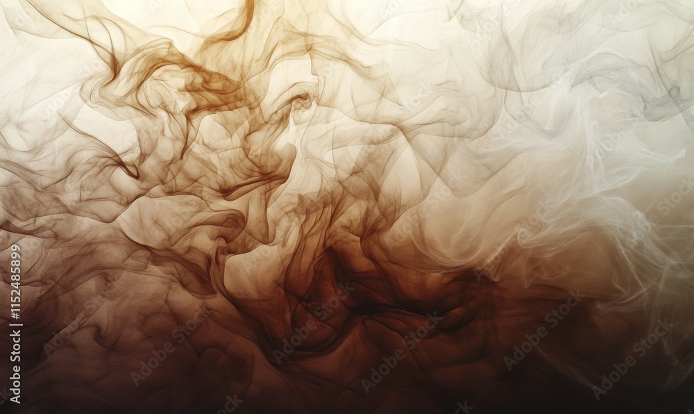Aufkleber gradient flow of mocha brown into cream, with a texture resembling soft flowing fabric in muted tone
