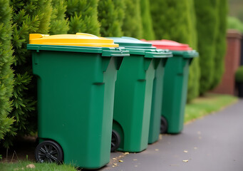 garbage bins help keep outdoors clean free litter properly