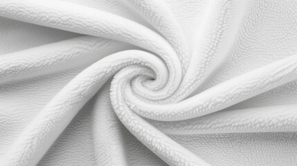 Soft and inviting, this abstract white fabric adds a touch of elegance to any design or decor scheme. Ideal for layering.