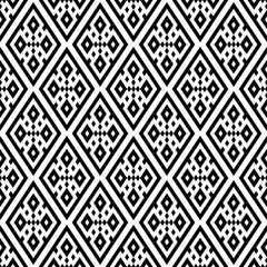 Small black rhombuses isolated on white background. Monochrome geometric seamless pattern. Vector simple flat graphic illustration. Texture.