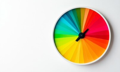 Indicator of mood, flat lay, on white background. Emotional management.