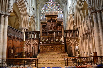 Selby Abbey Yirkshire, Carved alter piece