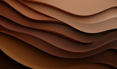 Mocha gradients blending with irregular pastel lines, forming a serene yet dynamic abstract palette.