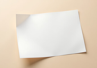 blank piece paper cut usable