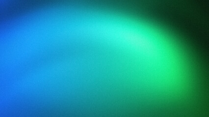A calming abstract gradient showcasing a smooth blend of blue and green hues with a soft grainy texture, perfect for backgrounds and digital designs